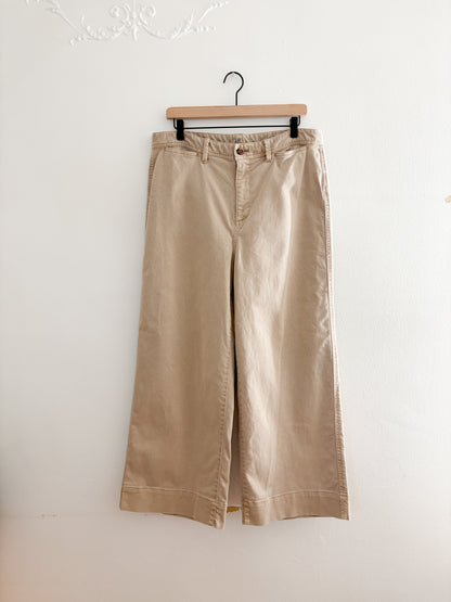 Gap High Rise Wide Leg Crop Pants (14)
