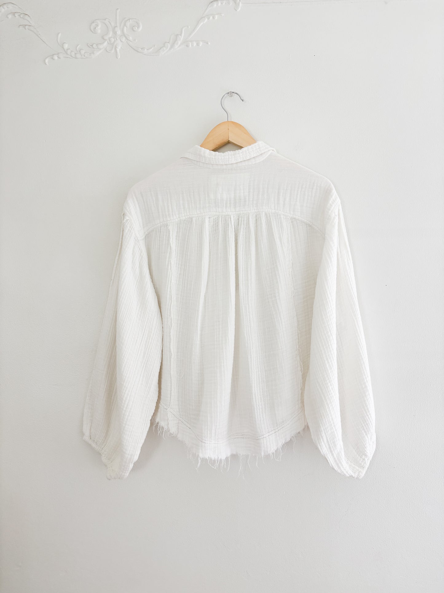 Free People Cozy Dreams Pullover Blouse (S)