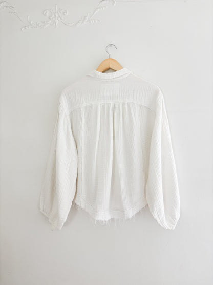 Free People Cozy Dreams Pullover Blouse (S)