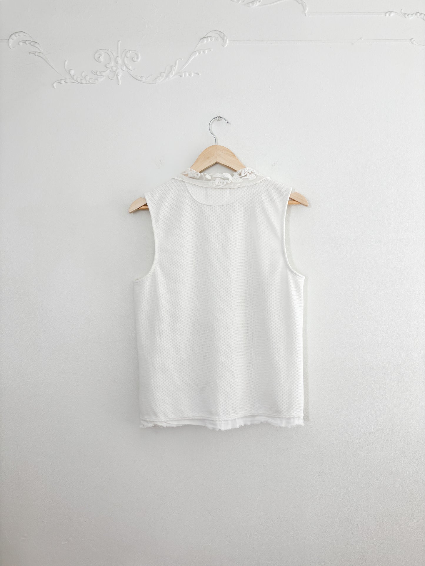 Free People Lace Collared Top (M)