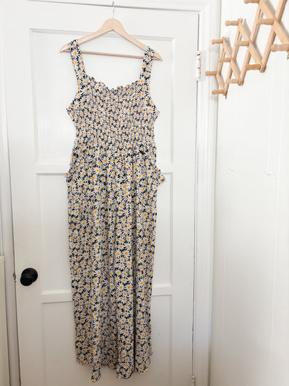 Asos Daisy Smocked Jumpsuit (M/L)
