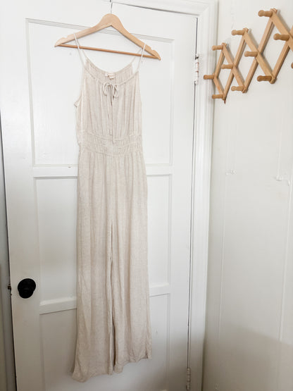 Linen Blend Jumpsuit