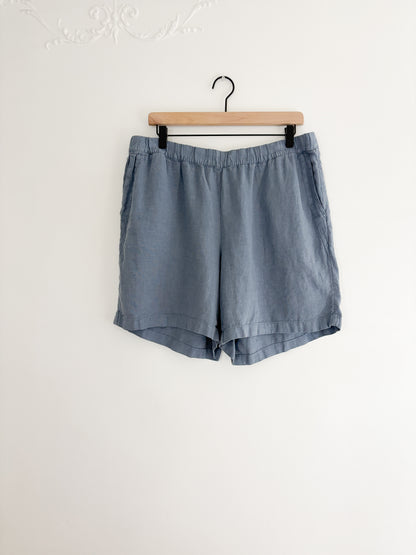 J Jill Linen Blue Shorts (L)