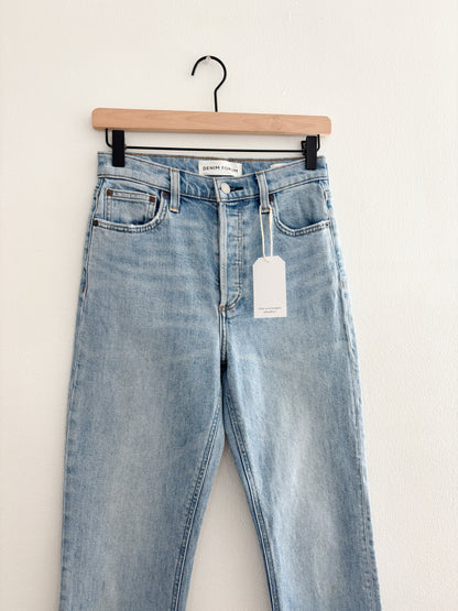 Denim Forum Arlo High Rise Straight Jeans (26)