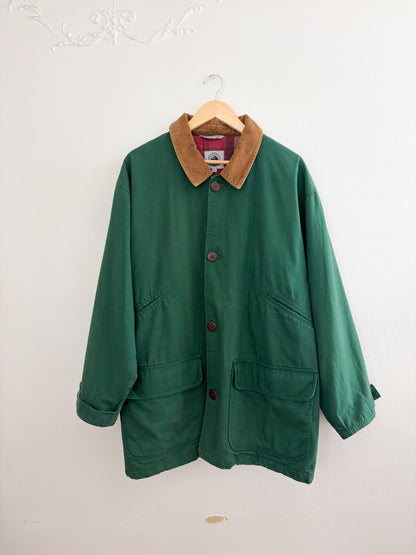 Vintage Green Chore Coat