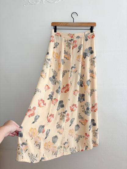 Vintage Floral Skirt (S)