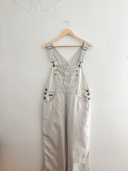 Vintage Khaki Overalls (L)