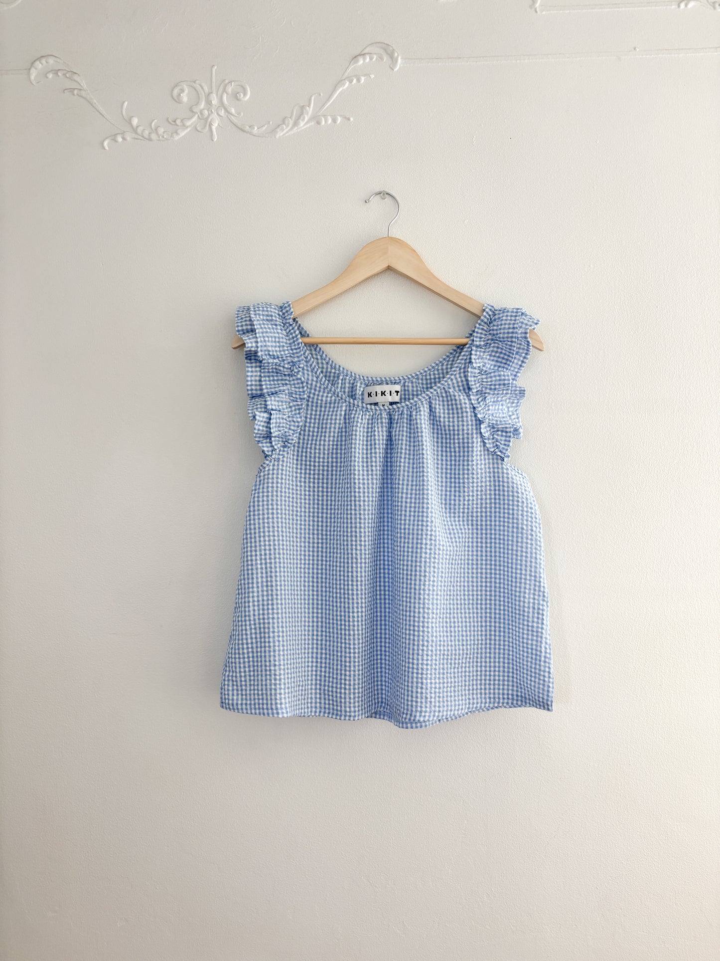 KiKit Blue Gingham Set