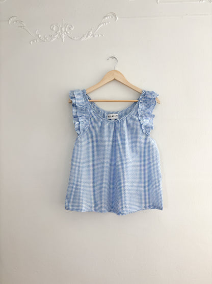 KiKit Blue Gingham Set