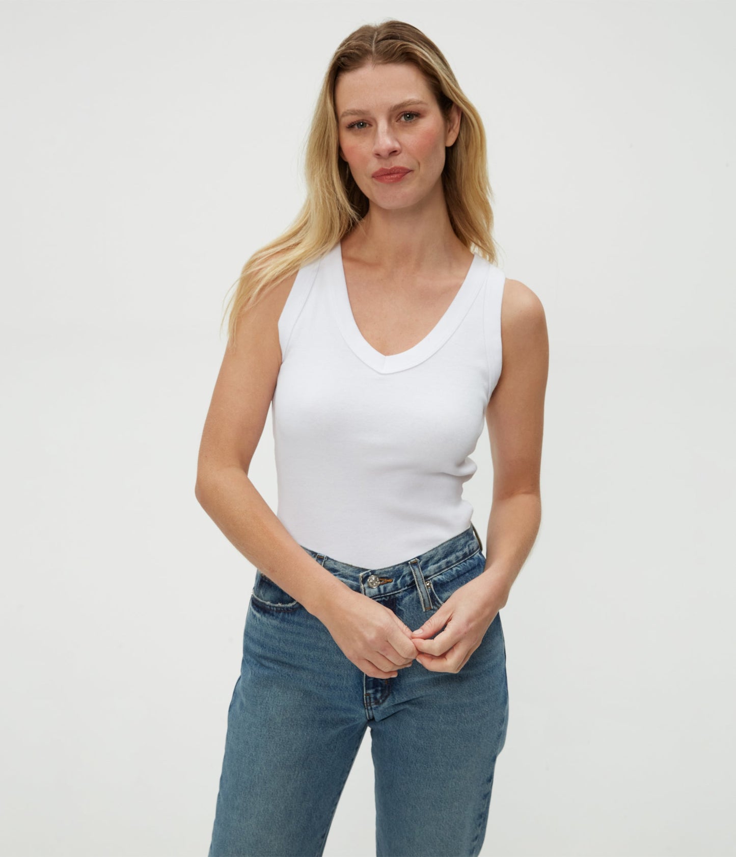 Michael Stars Maya V-Neck Tank (S)