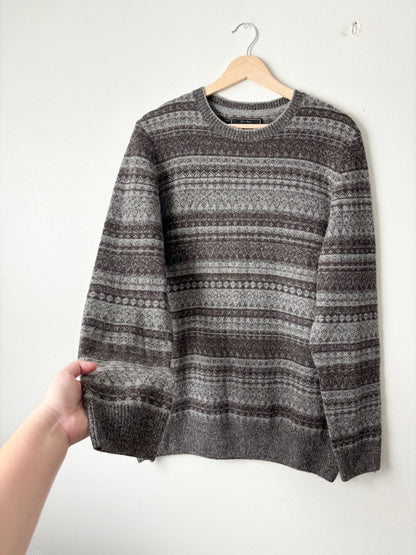 Vintage Patterned Sweater