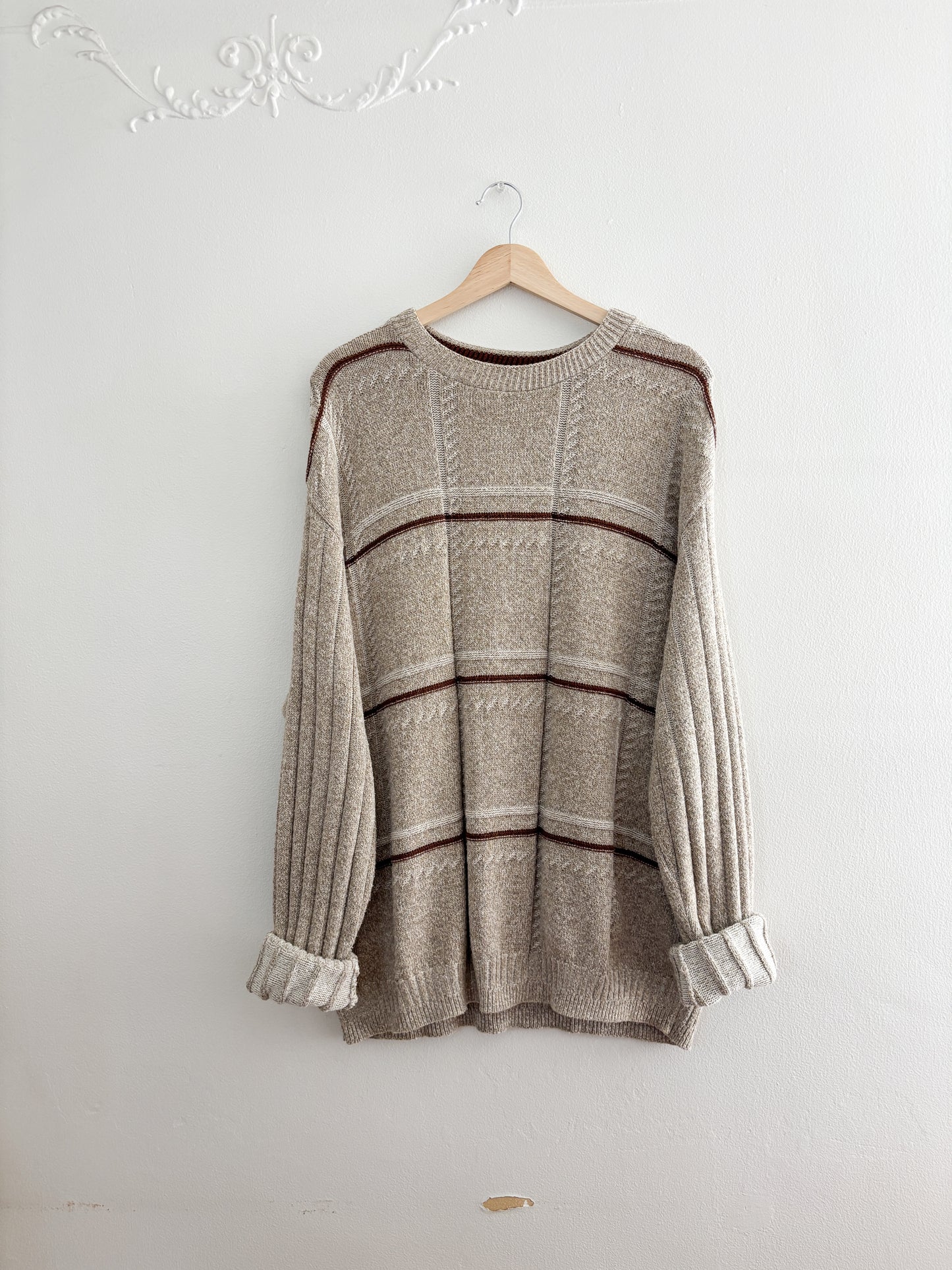 Haggar Plaid patterned sweater (XL)