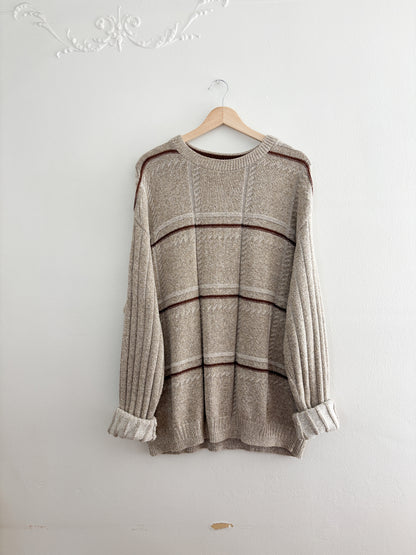 Haggar Plaid patterned sweater (XL)