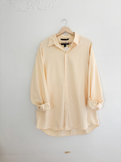 Yellow Striped Button Up (L)