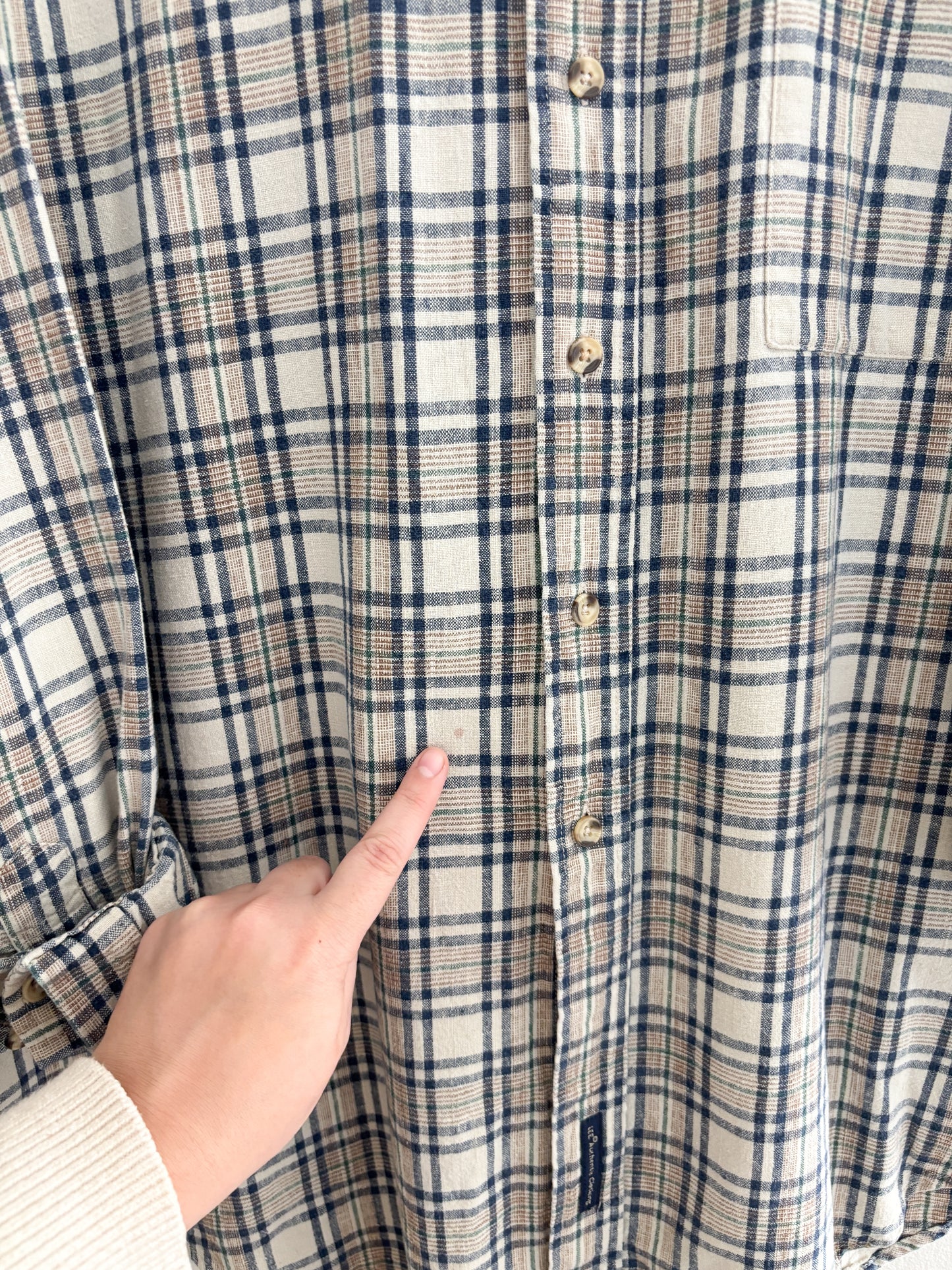 Vintage Lee Plaid Flannel (L)