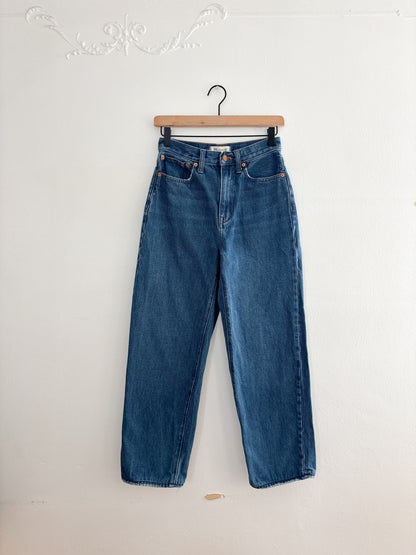 Madewell Baggy Straight Jeans (25”)