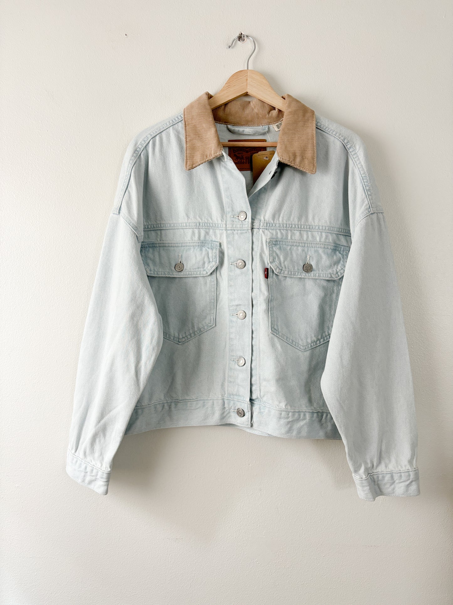 NWT Levis Light Wash Denim Jacket