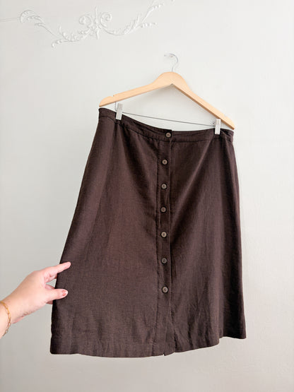Vintage Brown Skirt (14)