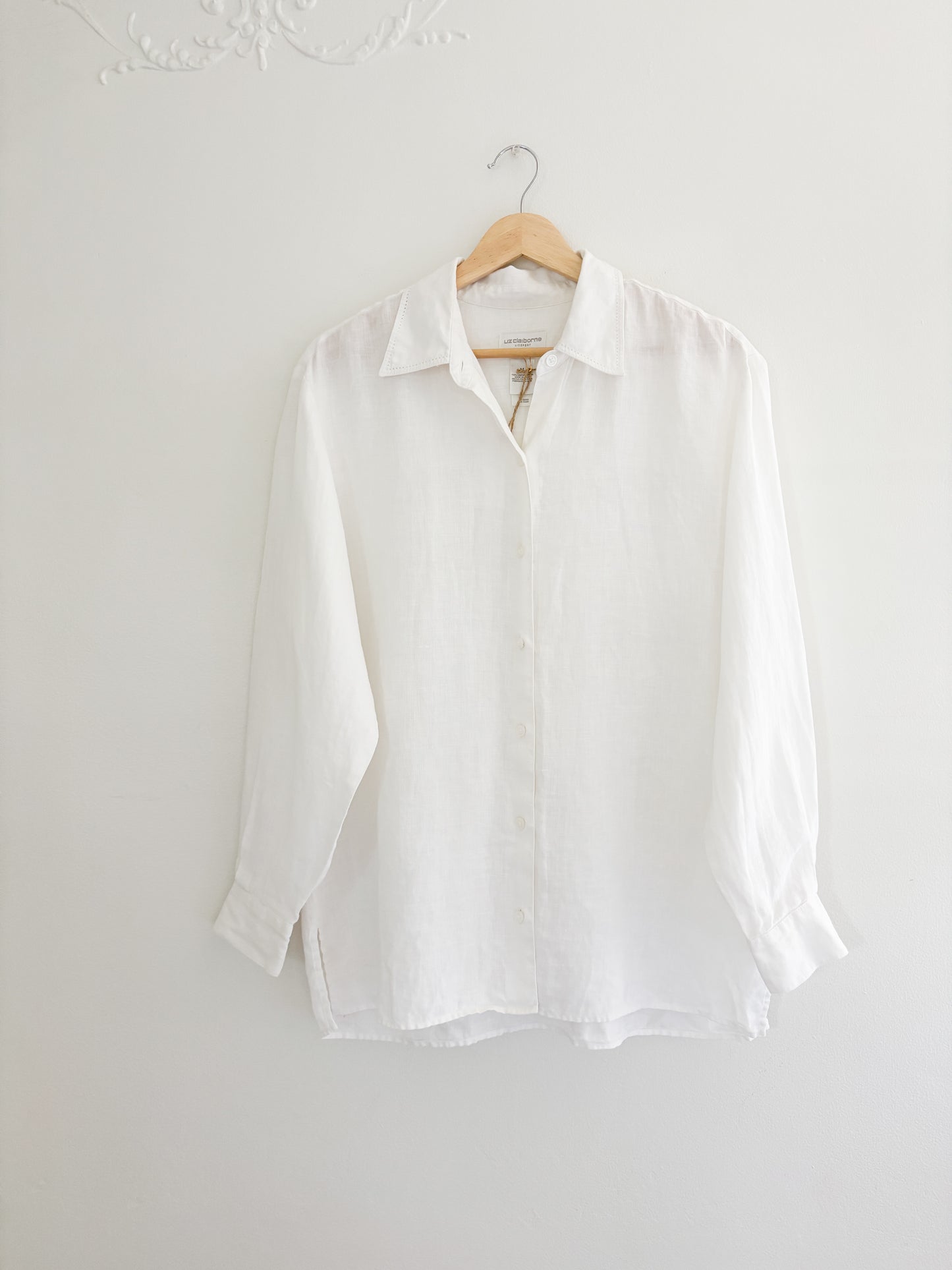 Liz Claiborne Linen Button up (M)