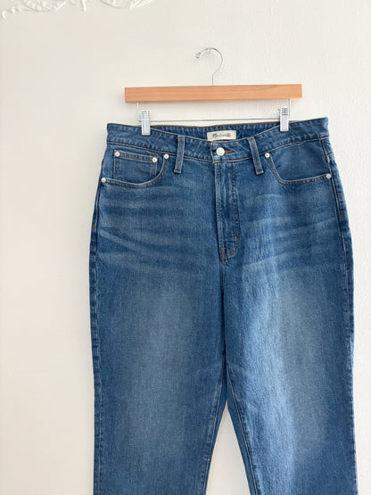 NWOT Madewell Curvy Perfect Vintage Straight Jeans (32)