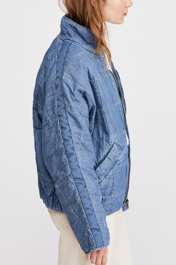 Free People Denim Dolman Jacket (L)