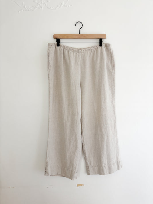 J Jill Linen Easy Pants (M)