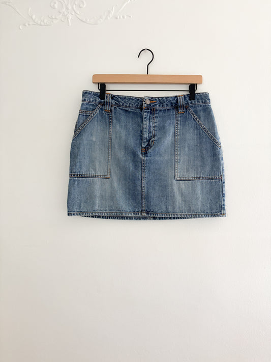 Vintage Old Navy Denim Skirt (32”)
