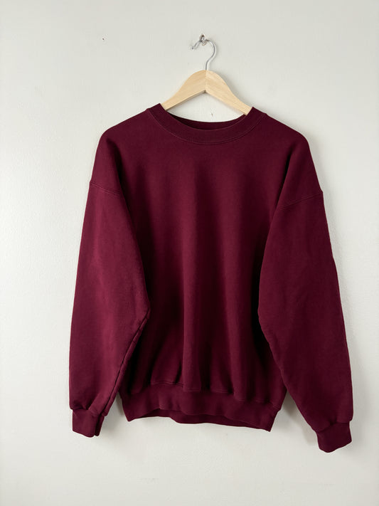 Vintage Hanes Maroon Crew