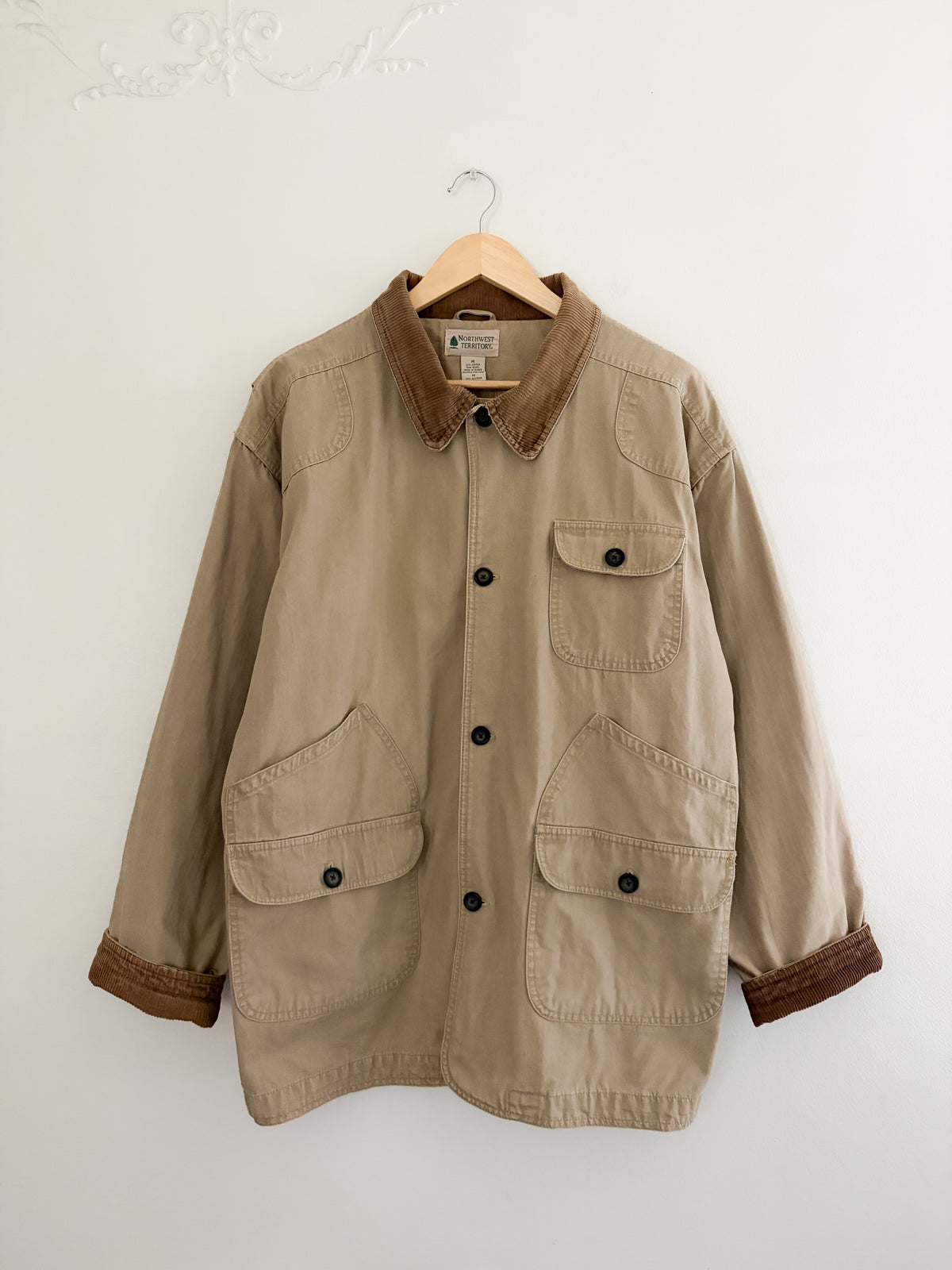 Vintage Flannel Lined Chore Coat (M)