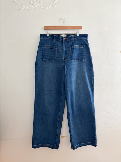 Madewell Curvy Emmett Wide Leg Jeans (33)