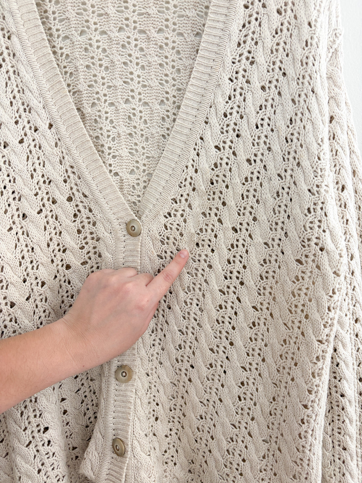 Vintage Liz Claiborne Knit Cardigan 
(S)