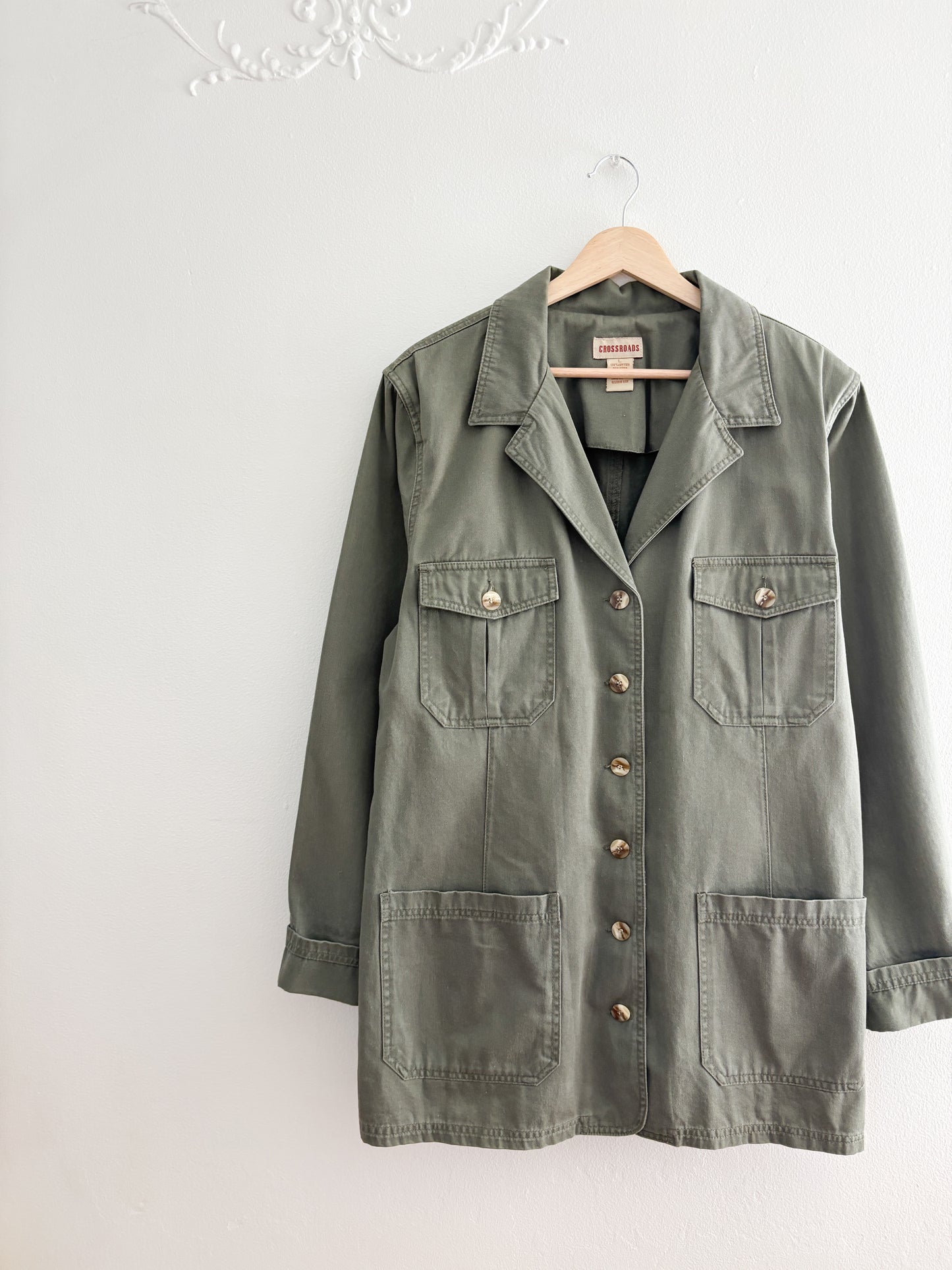 Vintage Sage Light Weight Jacket (L)