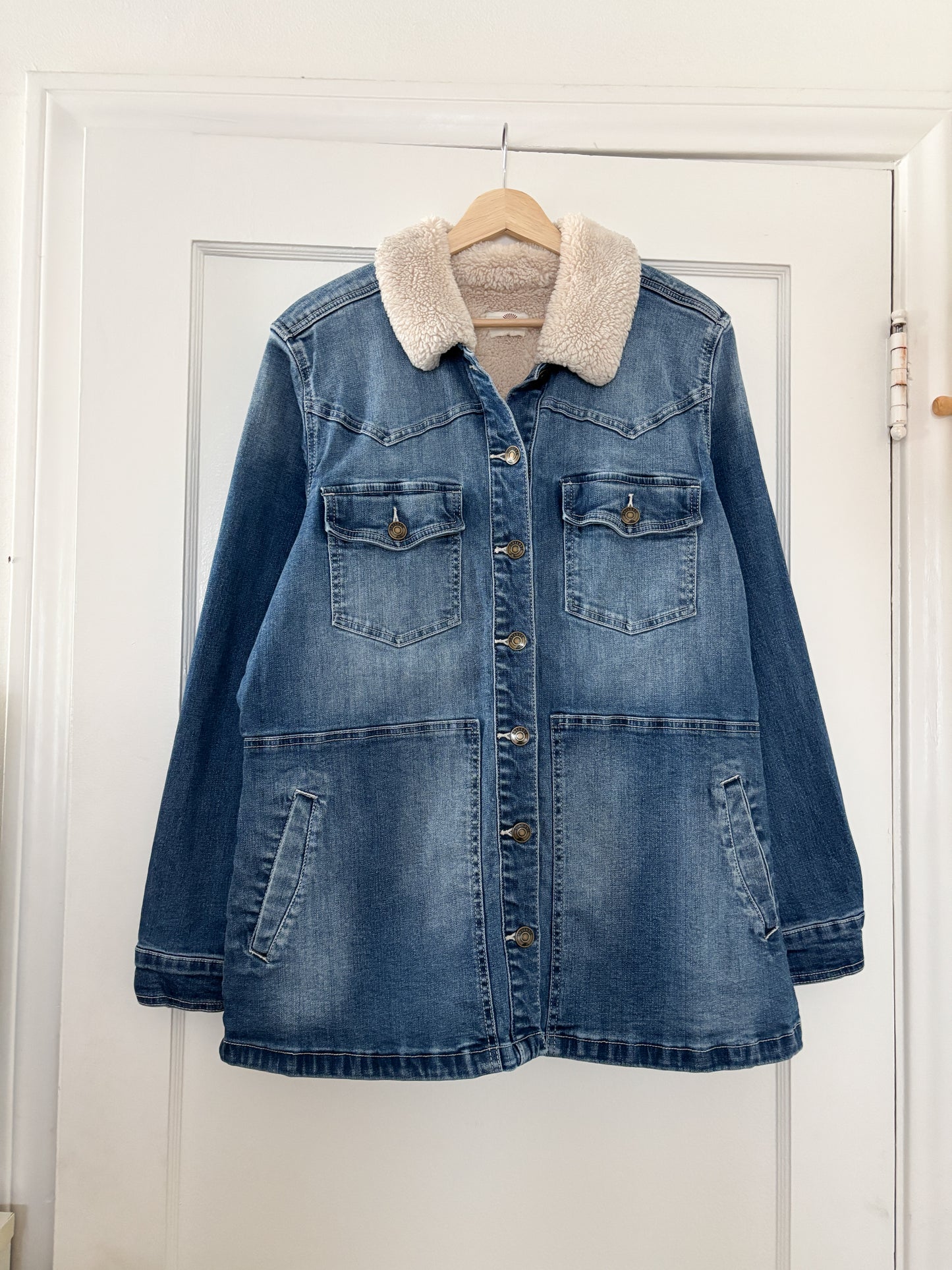 Shyanne Sherpa Denim Jacket (M/L)