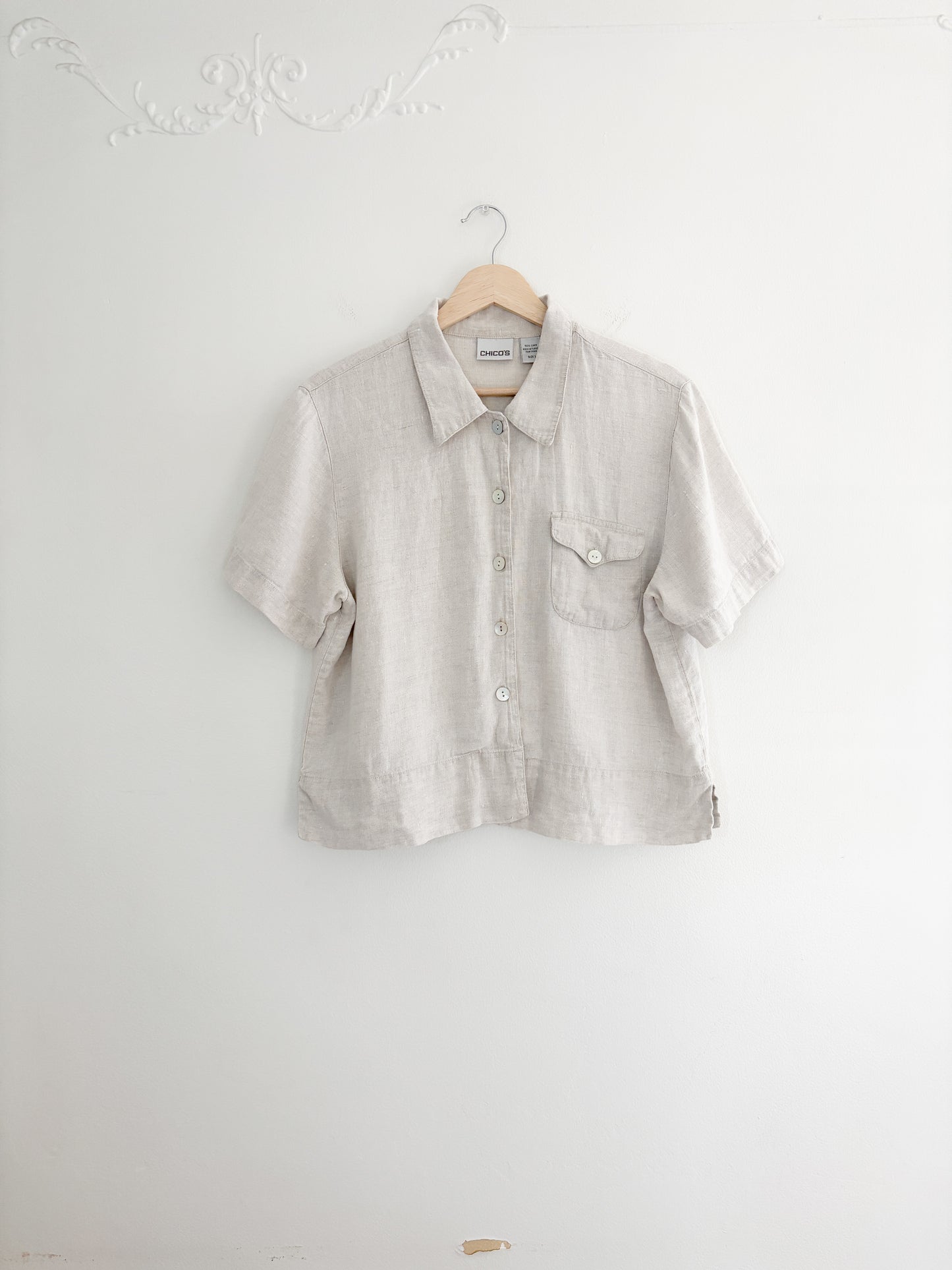 Vintage Chico’s Linen Button Up
