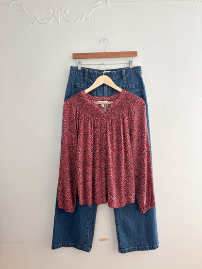 Croft & Barrow Floral Blouse (S)