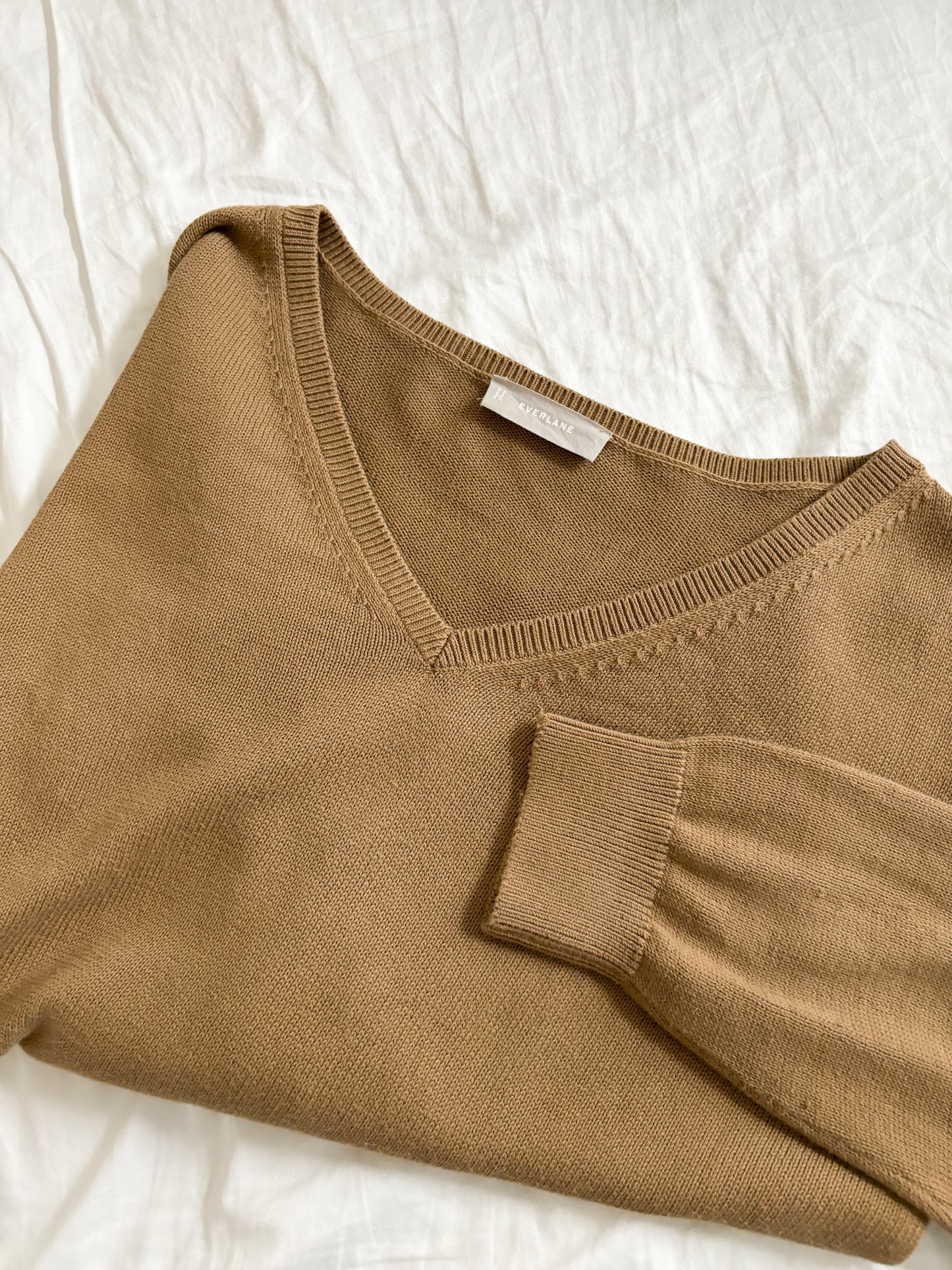 Everlane V Neck Sweater (L)
