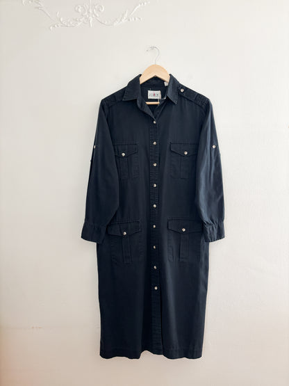 Vintage J Crew Black Dress (16)