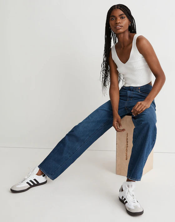 Madewell Baggy Straight Jeans (25”)
