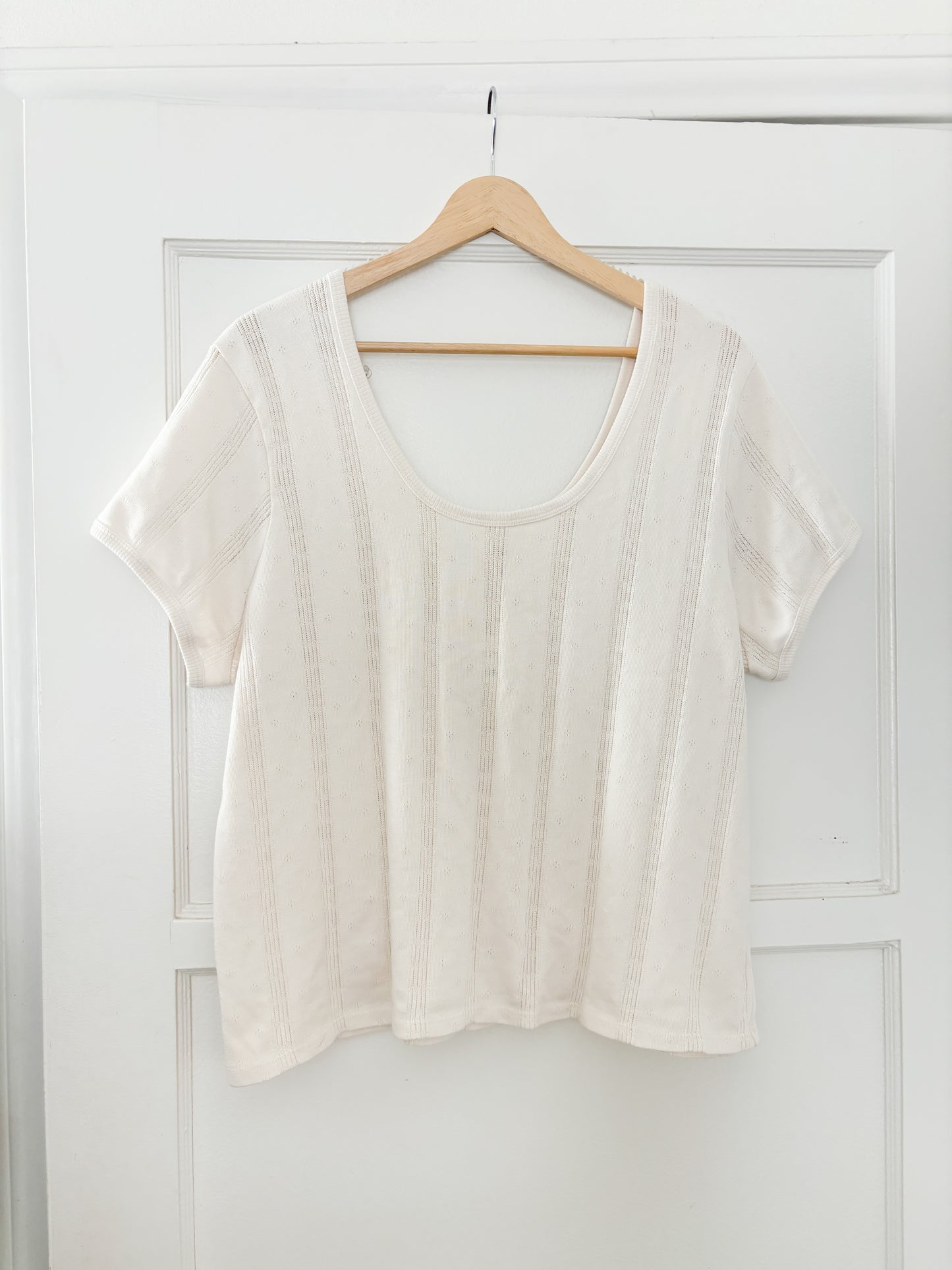 NWT Madewell Pointelle Tee (XXL)