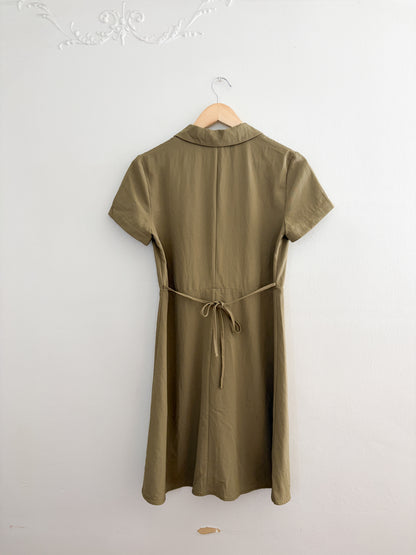 Everlane Olive Collared Dress