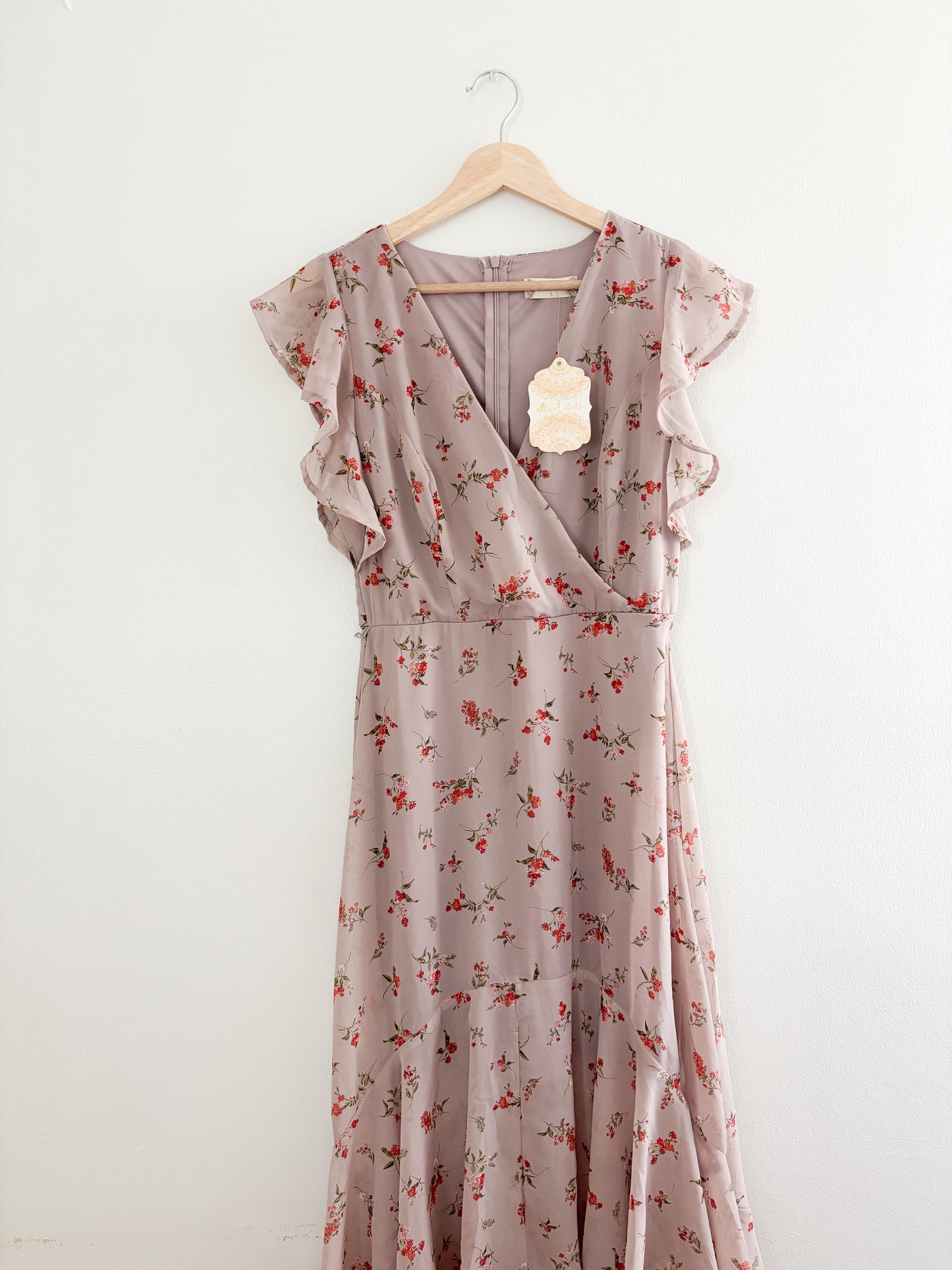 NWT Altar’d State mauve floral dress (S)