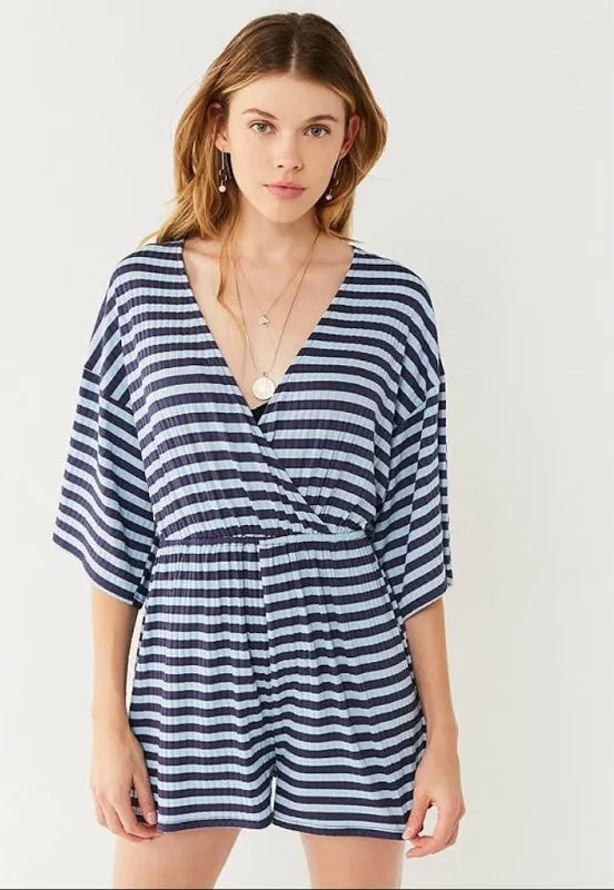 Urban Outfitters Striped romper (S)