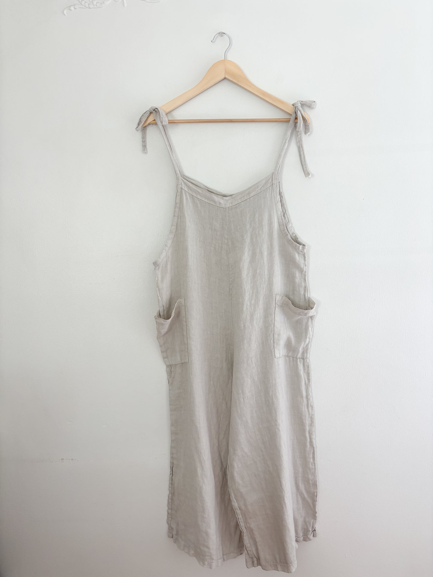 Linen Overall Jumpsuit (OS)