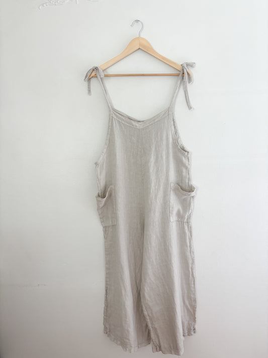 Linen Overall Jumpsuit (OS)