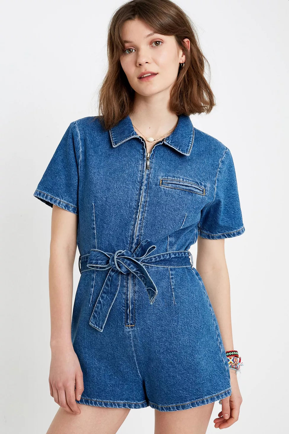Urban Outfitters Denim Romper (M)