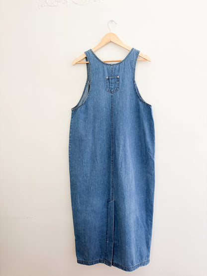 Vintage Denim Maxi Dress (L)