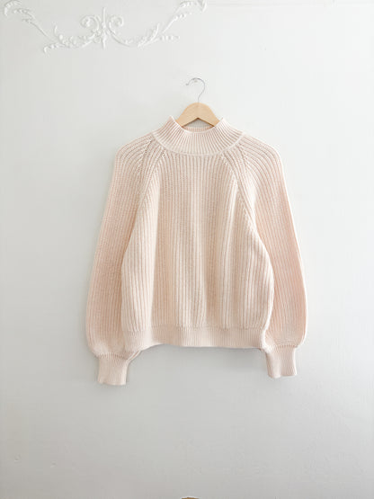 Gap Cream Mockneck Sweater (M)