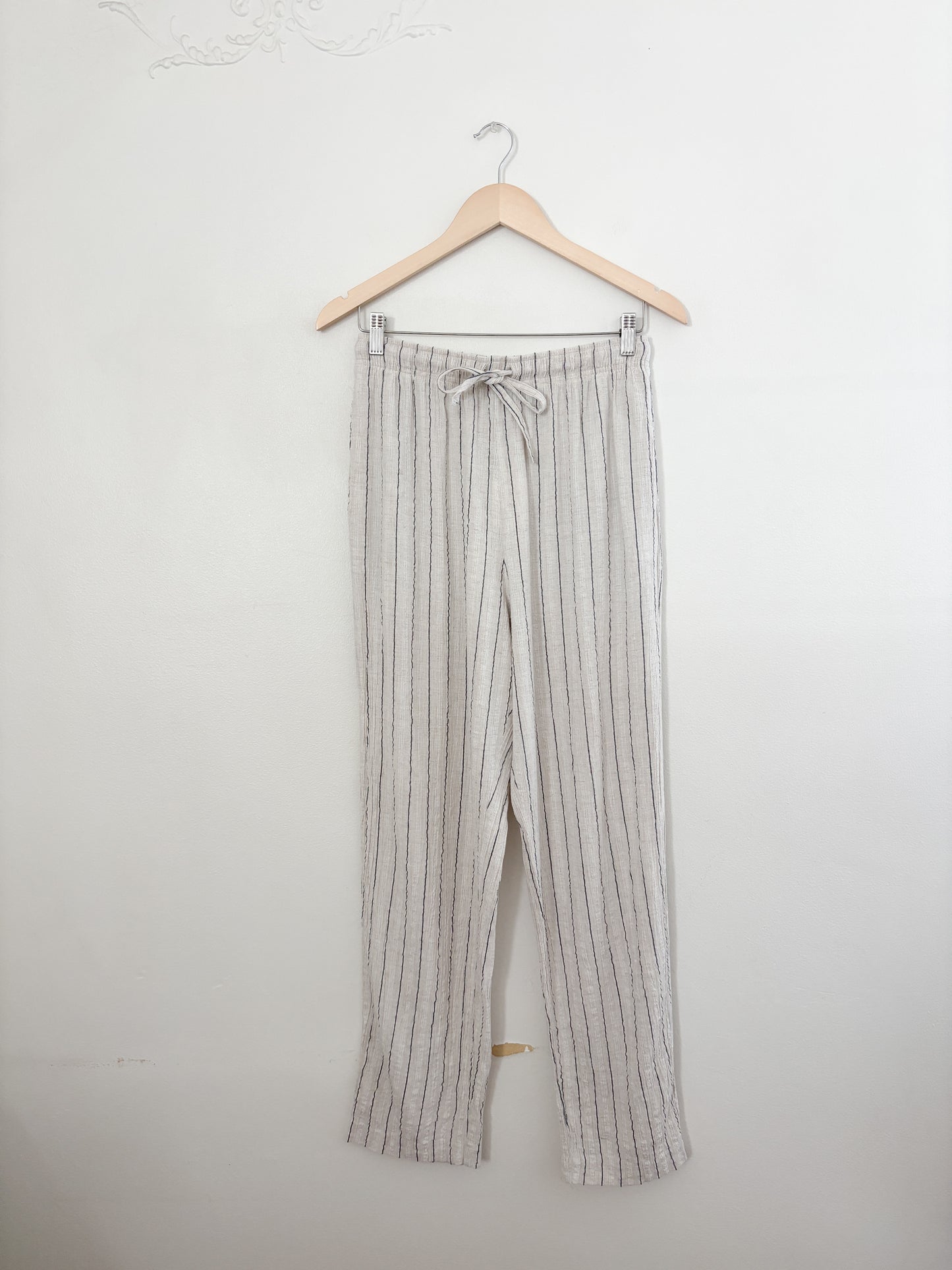 Vintage Striped Easy Pants (M)