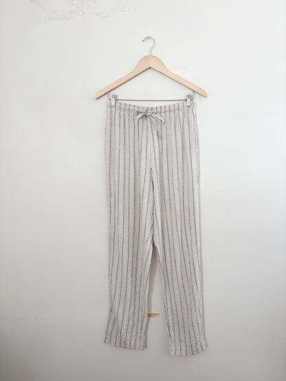 Vintage Striped Easy Pants (M)