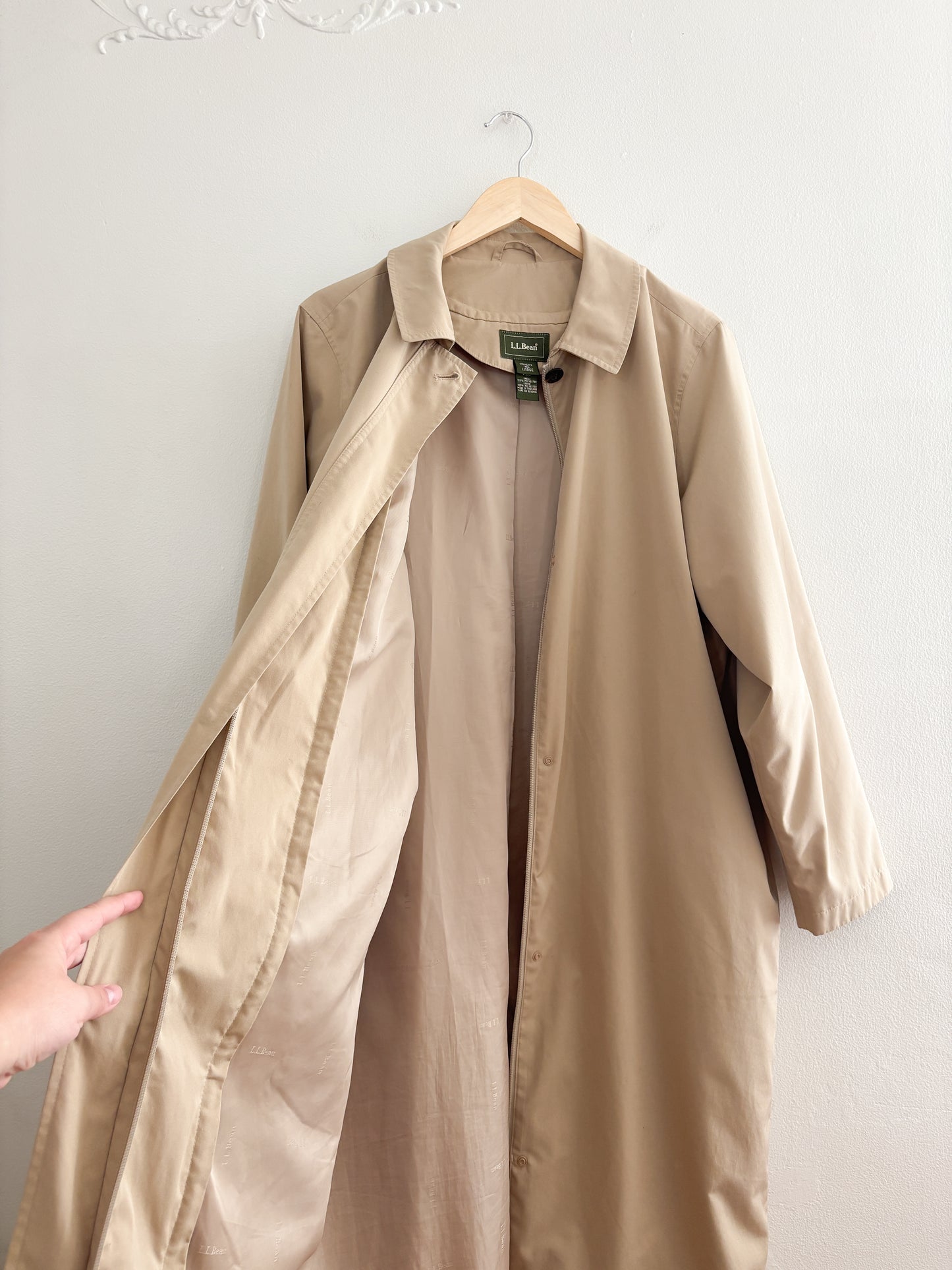 Vintage LL Bean Trench Coat (L)
